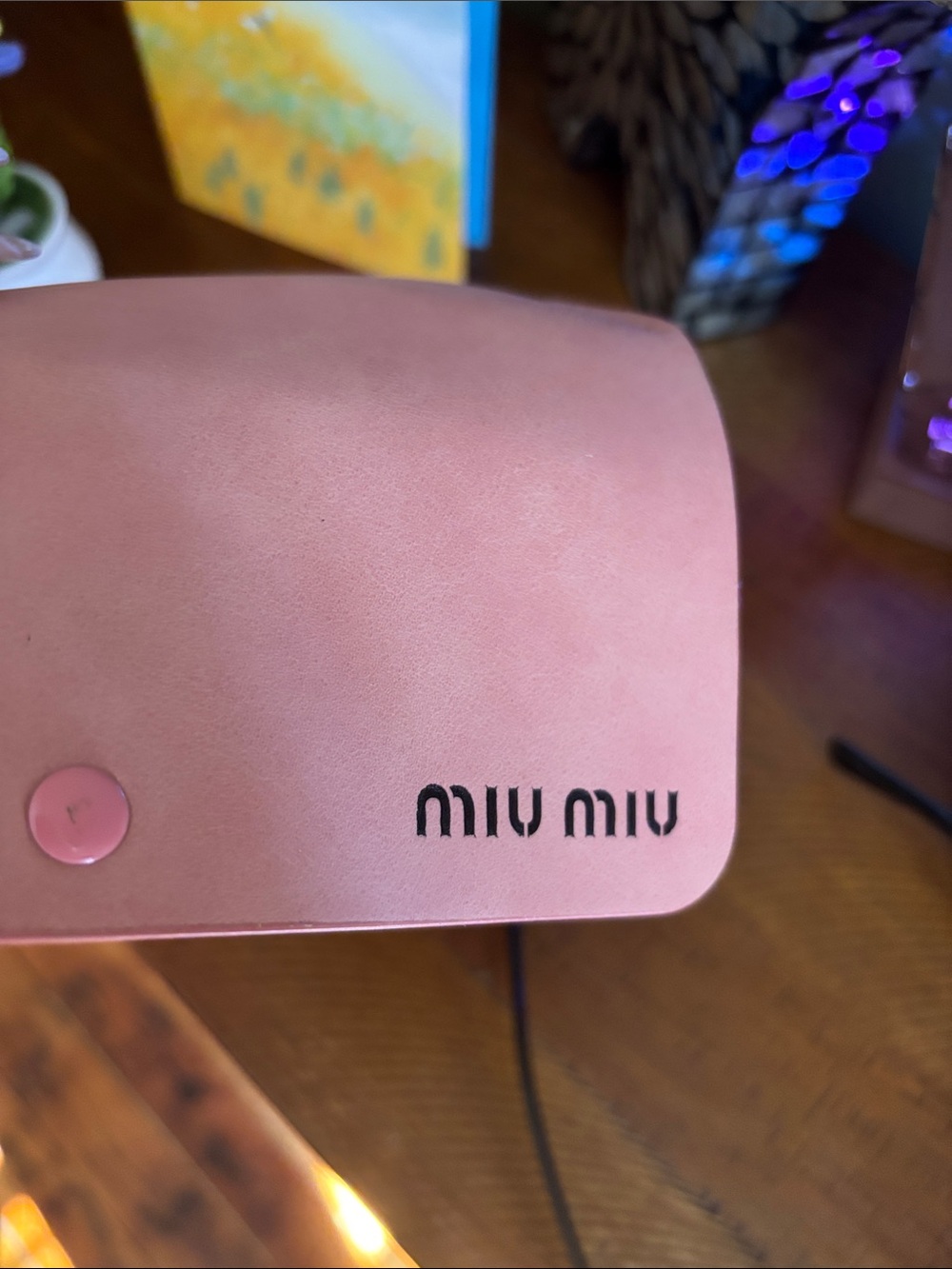 New Miu Miu Black Oval Logo Sunglasses with Gradient Lenses - Picture 12 of 12